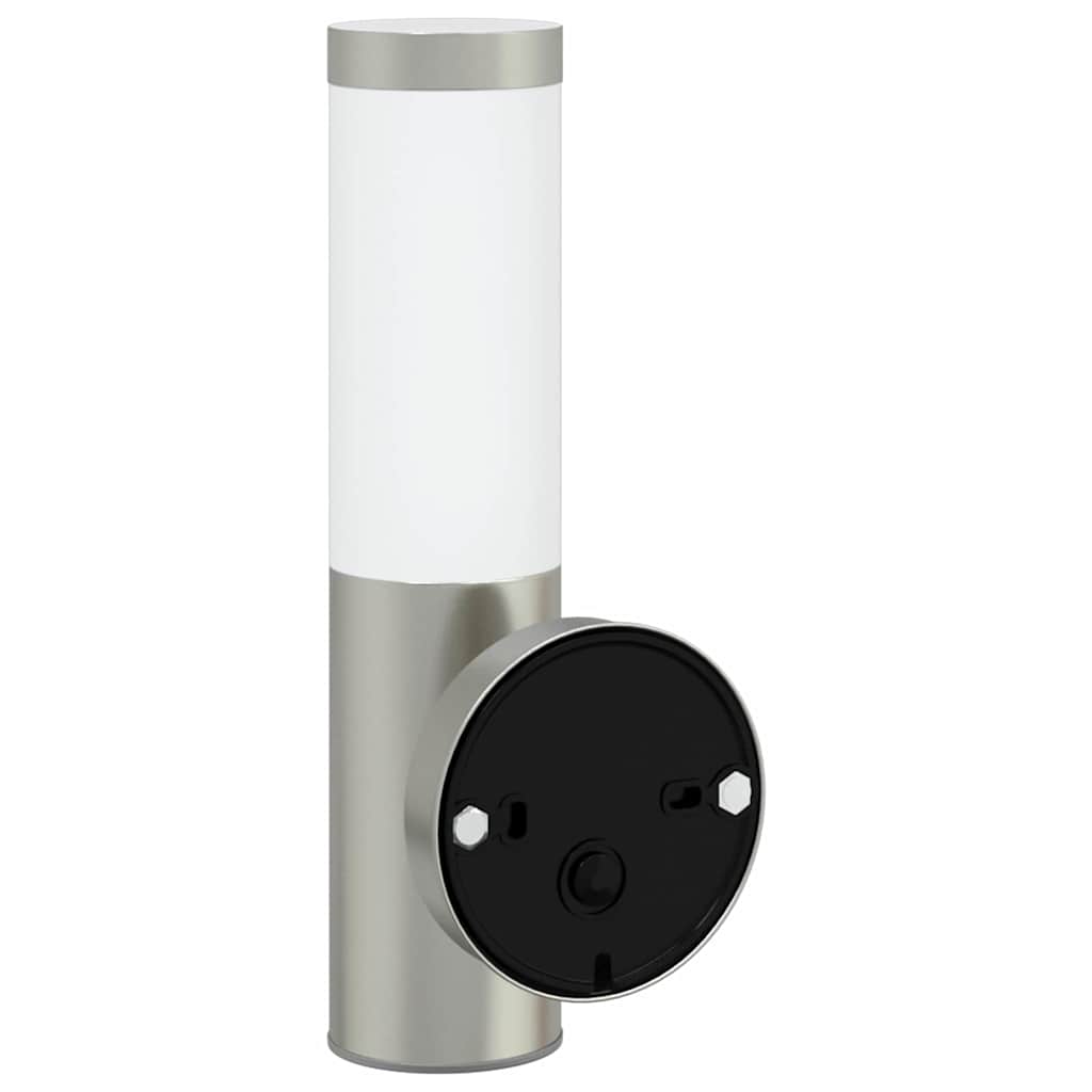 Buiten Wandlamp 2 pcs Zilver 15 x 7,5 x 33 cm is nu te koop bij PeponiXL, paradijselijk wonen!