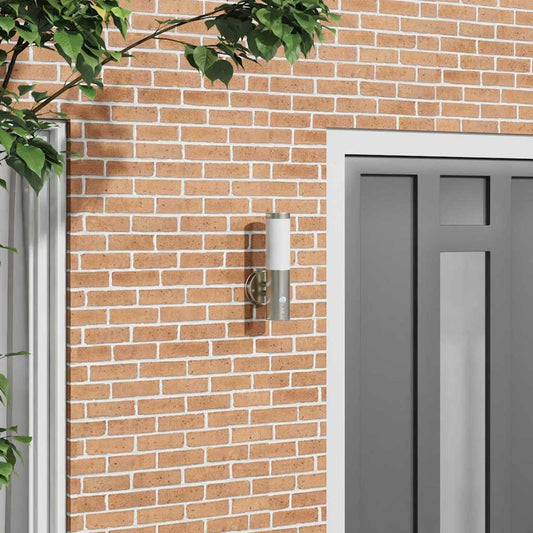 Buiten Wandlamp Zilver 15 x 7.5 x 33 cm Roestvrij staal is nu te koop bij PeponiXL, paradijselijk wonen!