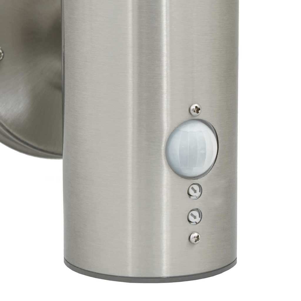 Buiten Wandlamp 2 pcs Zilver 15 x 7,5 x 33 cm is nu te koop bij PeponiXL, paradijselijk wonen!