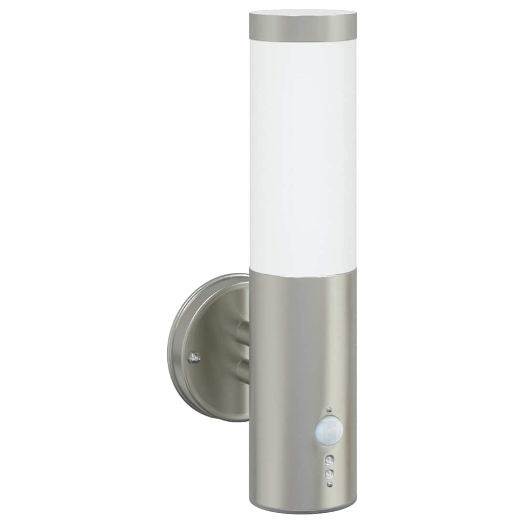 Buiten Wandlamp 2 pcs Zilver 15 x 7,5 x 33 cm is nu te koop bij PeponiXL, paradijselijk wonen!