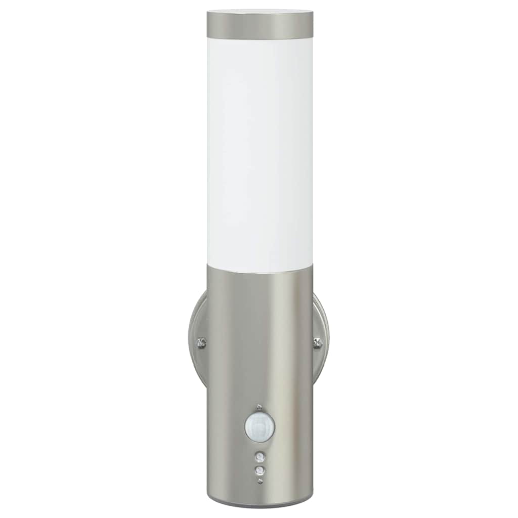 Buiten Wandlamp 2 pcs Zilver 15 x 7,5 x 33 cm is nu te koop bij PeponiXL, paradijselijk wonen!