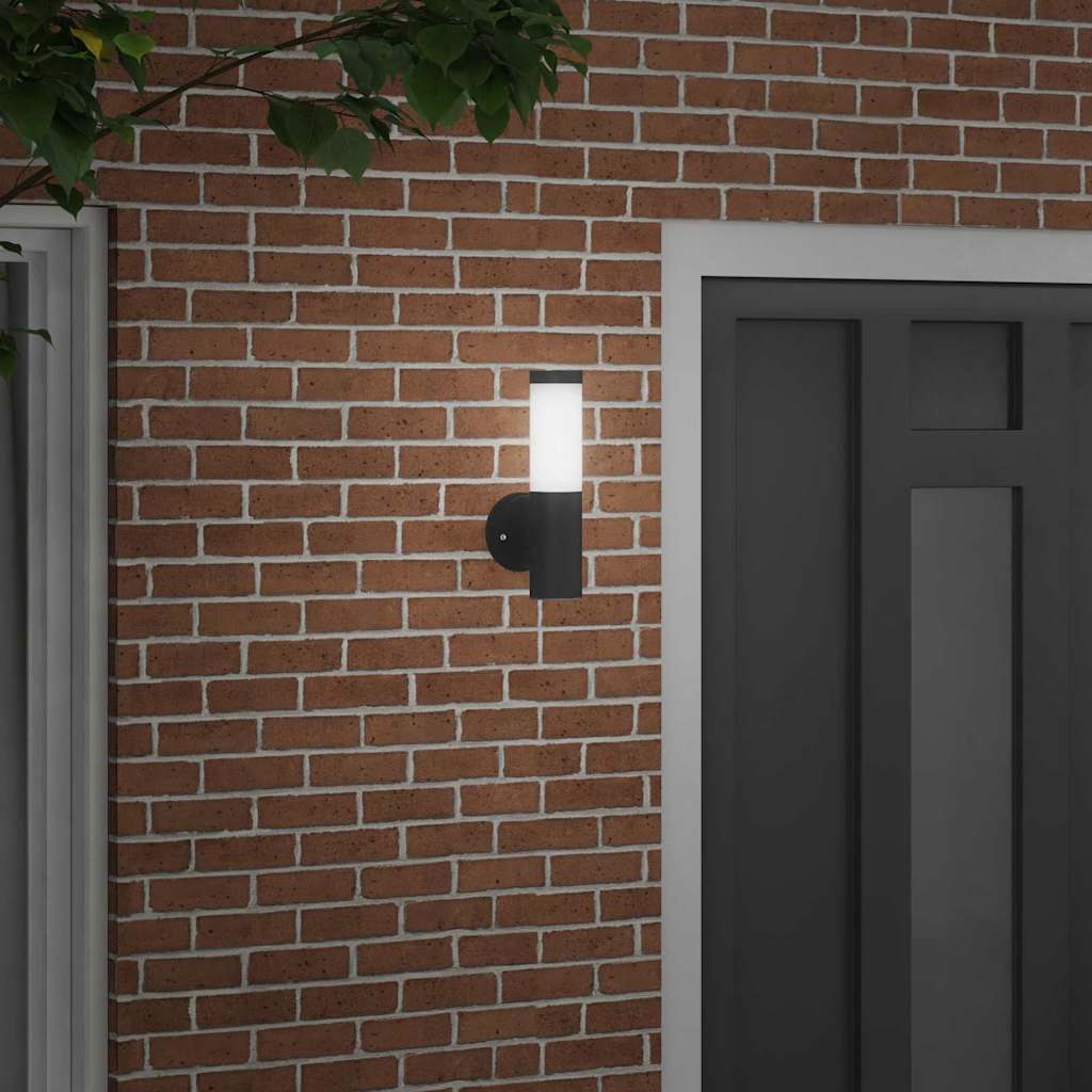 Buiten Wandlamp Zwart 15 x 7,5 x 33 cm is nu te koop bij PeponiXL, paradijselijk wonen!