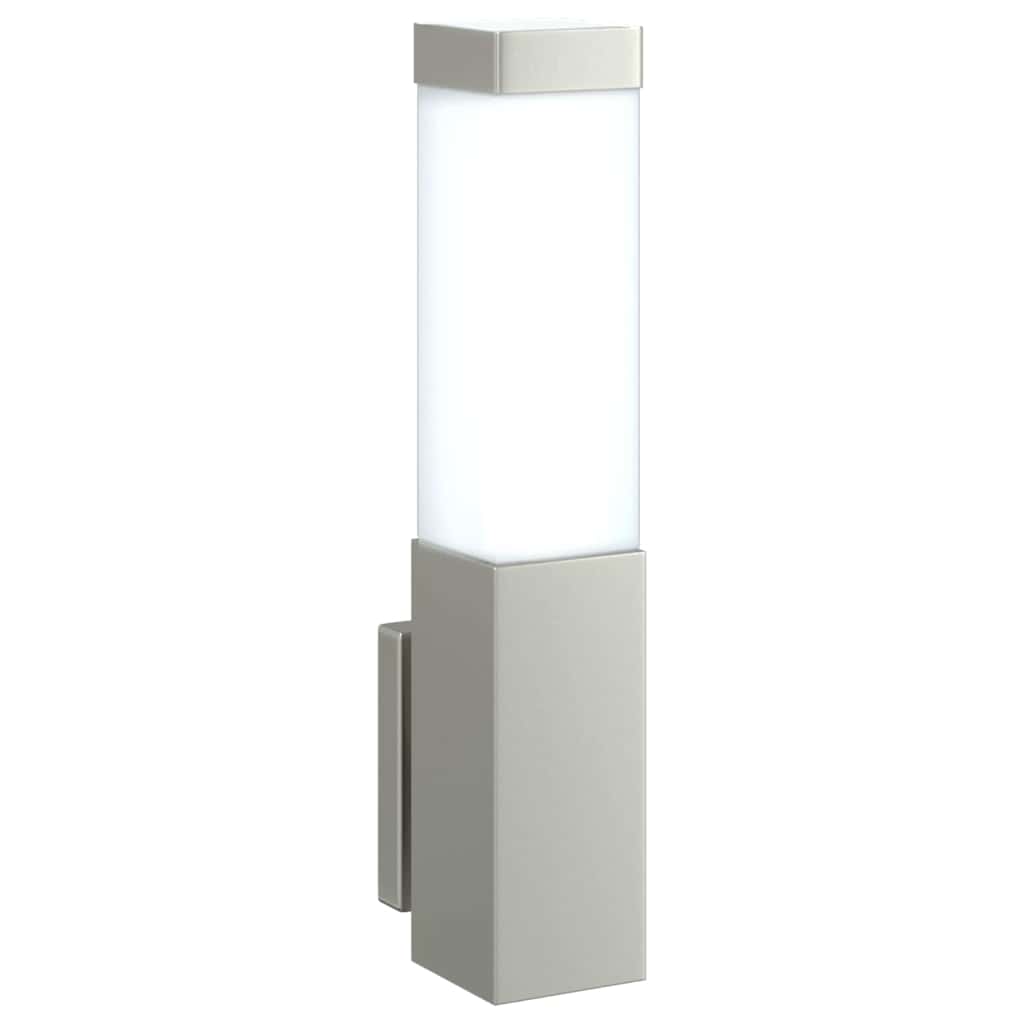 Buiten Wandlamp 2 pcs Zilver 10.5 x 6 x 33 cm is nu te koop bij PeponiXL, paradijselijk wonen!