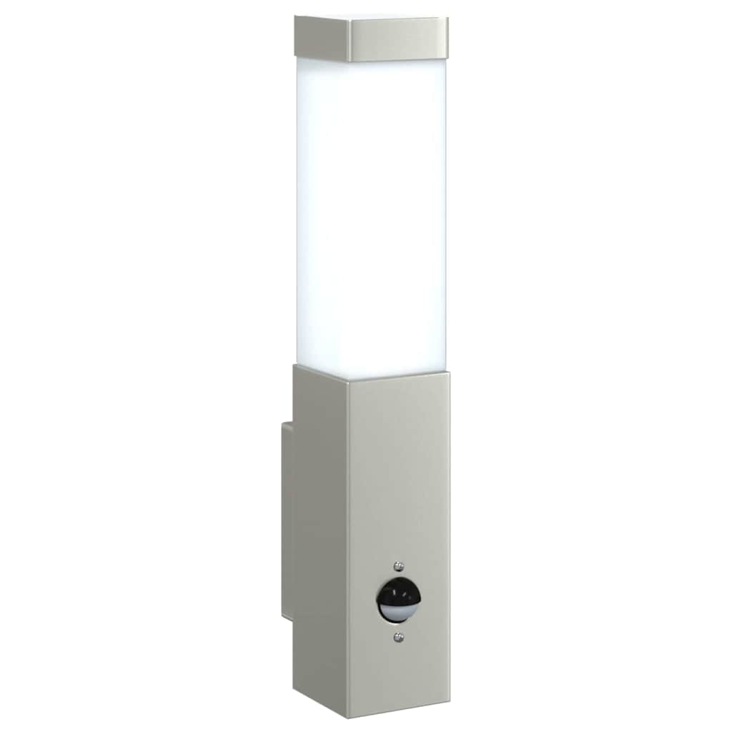 Buiten Wandlamp Zilver 10.5 x 6 x 33 cm is nu te koop bij PeponiXL, paradijselijk wonen!
