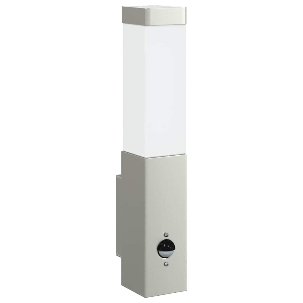 Buiten Wandlamp 2 pcs Zilver 10.5 x 6 x 33 cm is nu te koop bij PeponiXL, paradijselijk wonen!