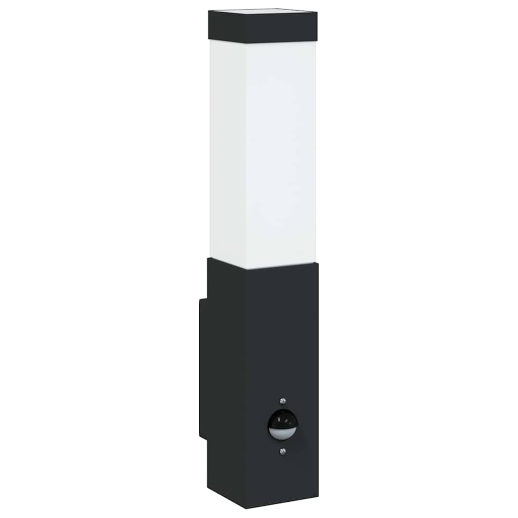 Buiten Wandlamp 2 pcs Zwart 10.5 x 6 x 33 cm is nu te koop bij PeponiXL, paradijselijk wonen!
