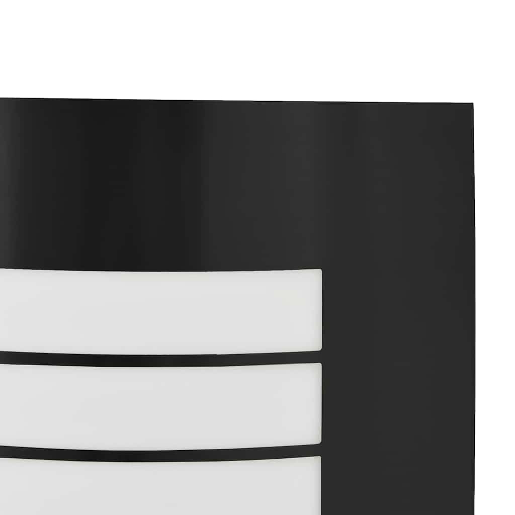 Buiten Wandlamp 2 pcs Zwart 23.5 x 9 x 26 cm is nu te koop bij PeponiXL, paradijselijk wonen!