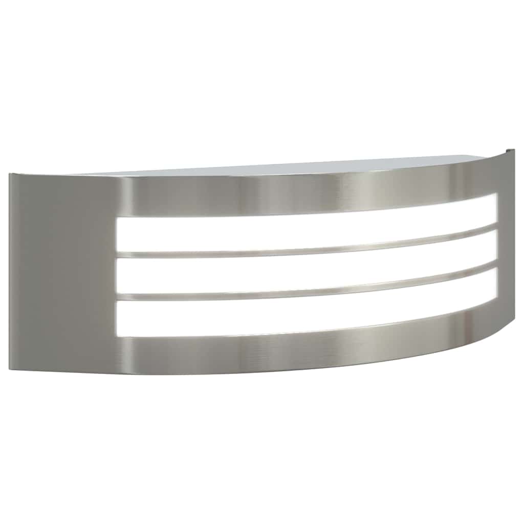 Buiten Wandlamp 2 pcs Zilver 32 x 10 x 10 cm is nu te koop bij PeponiXL, paradijselijk wonen!