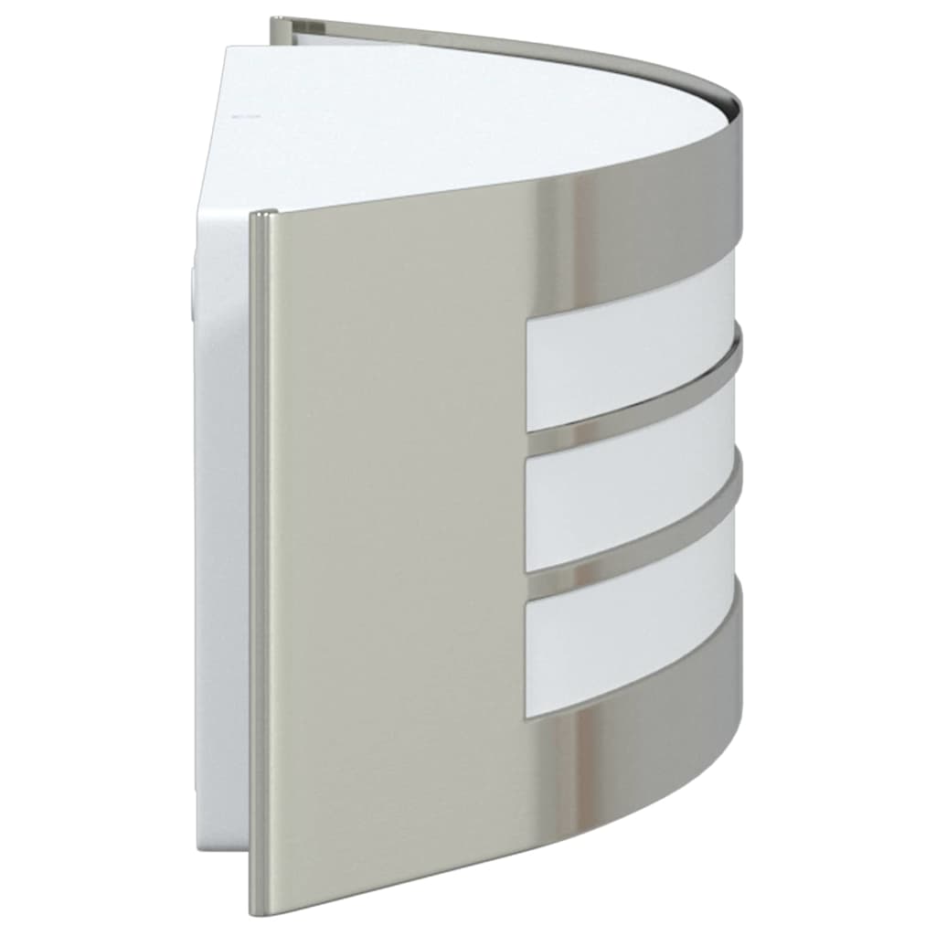 Buiten Wandlamp 2 pcs Zilver 32 x 10 x 10 cm is nu te koop bij PeponiXL, paradijselijk wonen!