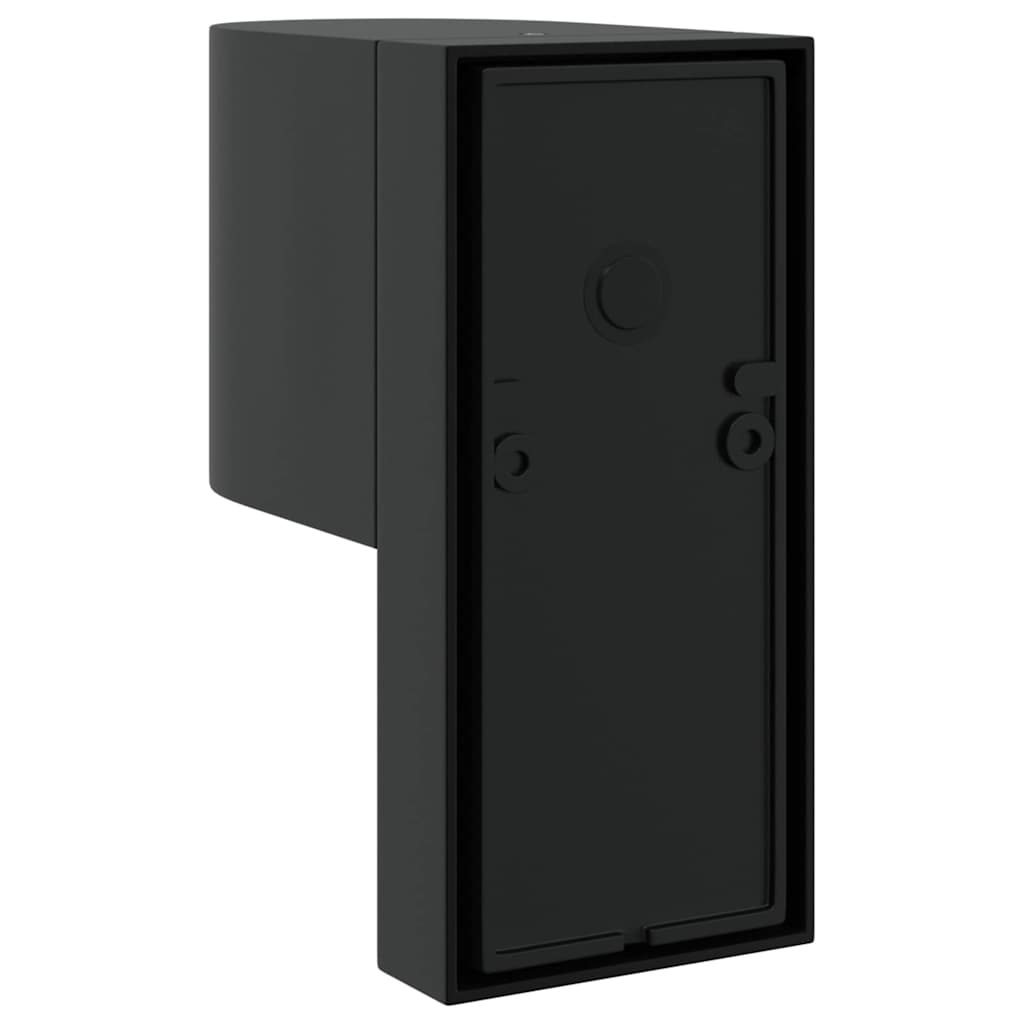 Buiten Wandlamp Zwart 12 x 7 x 15 cm Roestvrij staal is nu te koop bij PeponiXL, paradijselijk wonen!