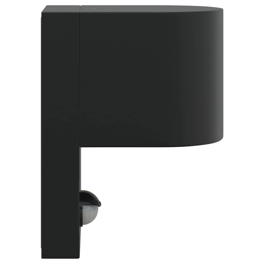 Buiten Wandlamp Zwart 12 x 7 x 15 cm Roestvrij staal is nu te koop bij PeponiXL, paradijselijk wonen!