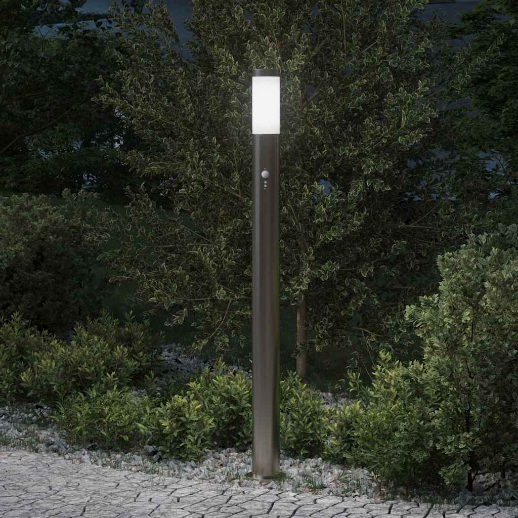 Bolderverlichting met sensor 110 cm roestvrij staal IP44 is nu te koop bij PeponiXL, paradijselijk wonen!
