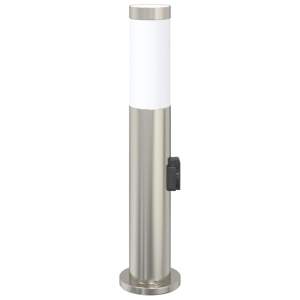 Bolderarmatuur met stopcontact 50 cm RVS IP44 is nu te koop bij PeponiXL, paradijselijk wonen!