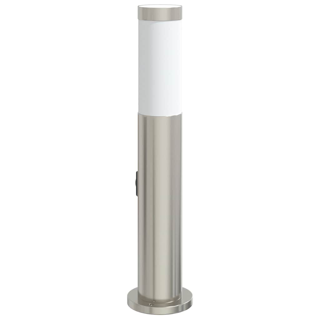 Bolderarmatuur met stopcontact 50 cm RVS IP44 is nu te koop bij PeponiXL, paradijselijk wonen!