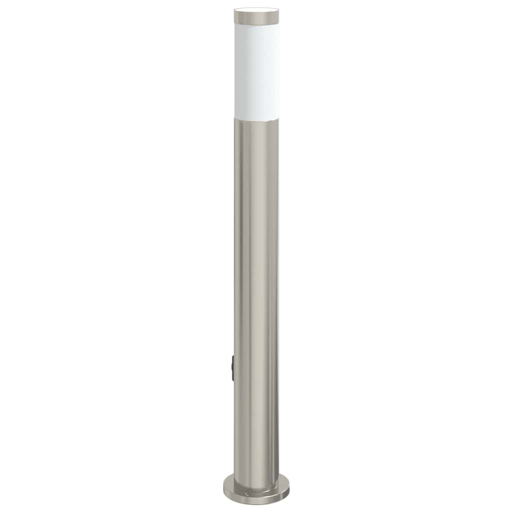 Bolderarmatuur met stopcontact 80 cm RVS IP44 is nu te koop bij PeponiXL, paradijselijk wonen!