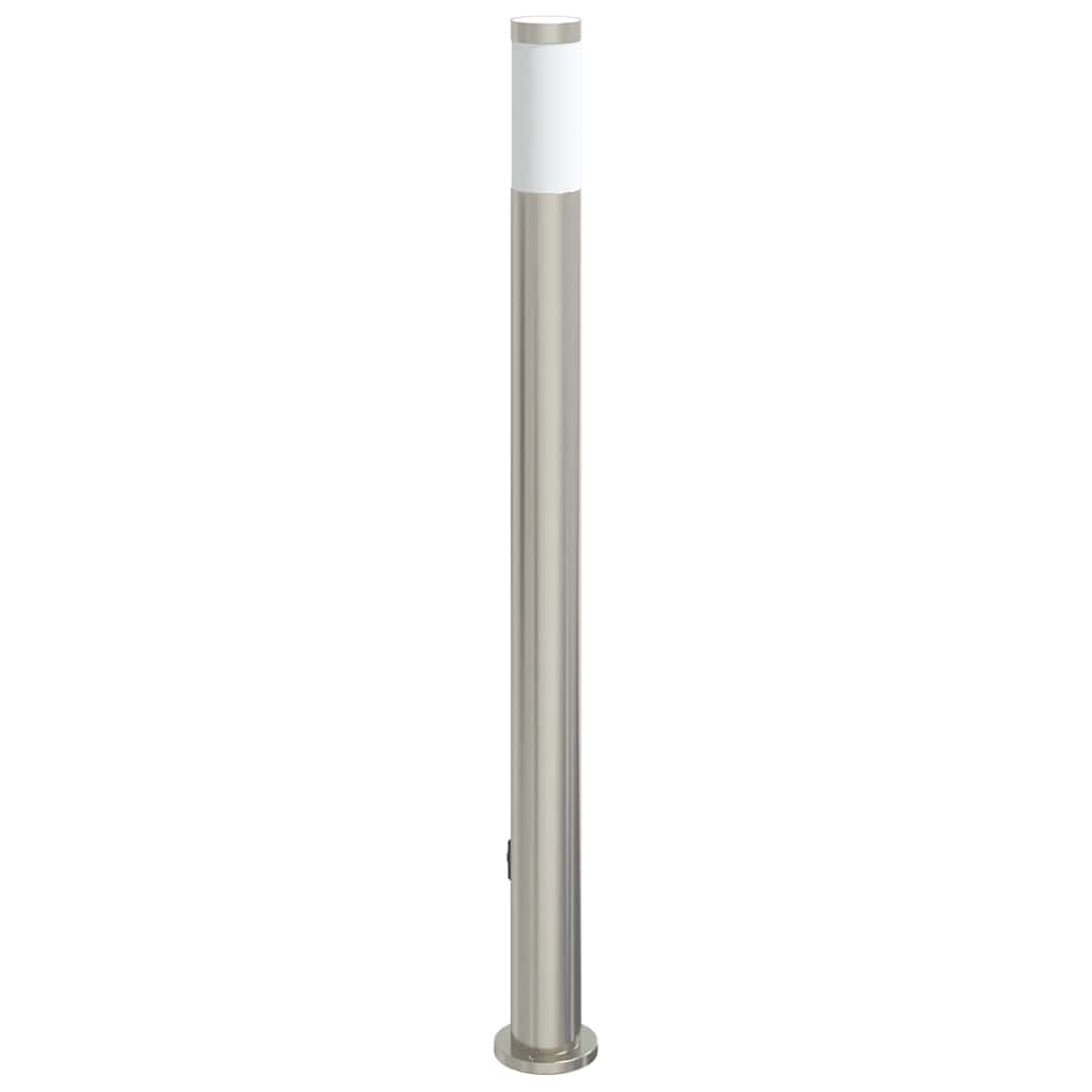Bolderarmatuur met stopcontact 110 cm RVS IP44 is nu te koop bij PeponiXL, paradijselijk wonen!