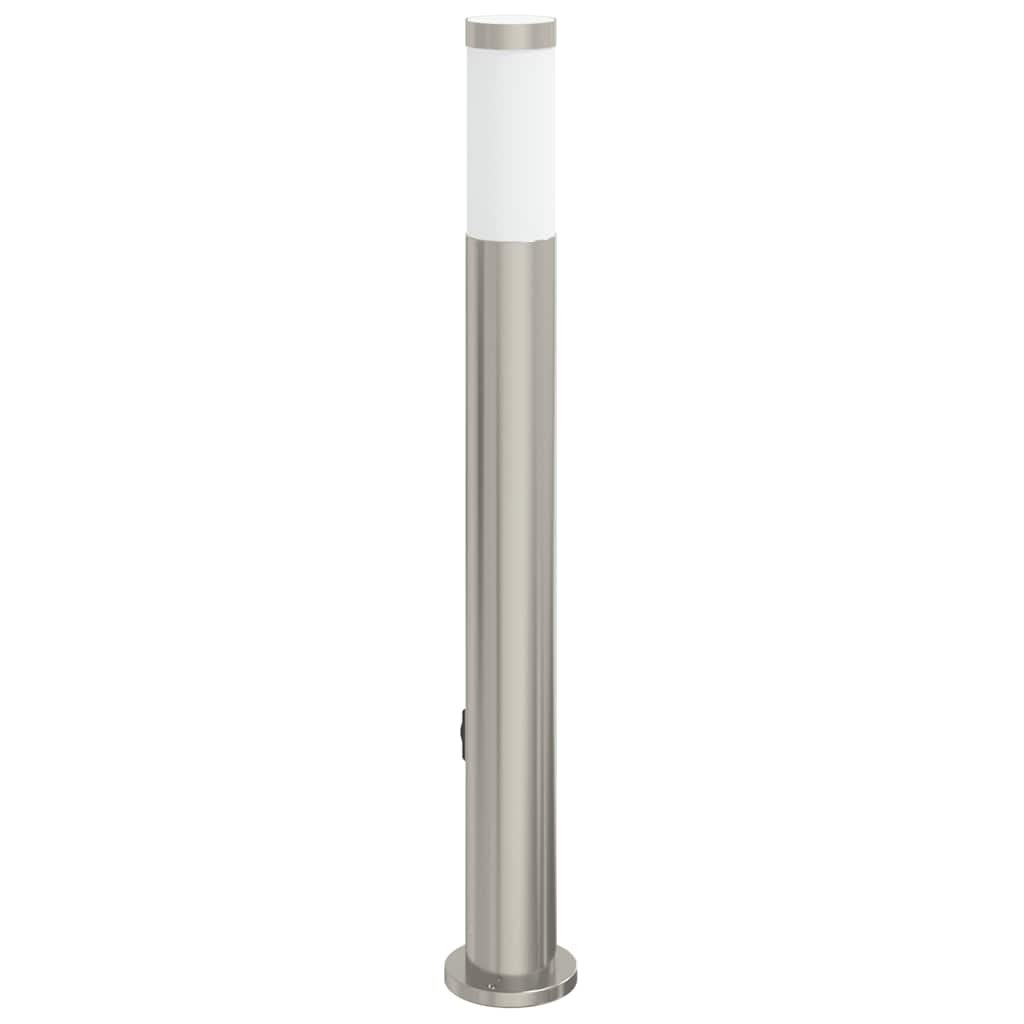 Bolderarmatuur met sensor en stopcontact 80 cm roestvrij staal IP44 is nu te koop bij PeponiXL, paradijselijk wonen!