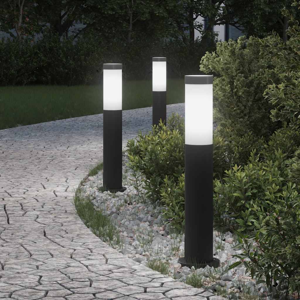 Bolderverlichting 3 stuks 50 cm RVS IP44 is nu te koop bij PeponiXL, paradijselijk wonen!