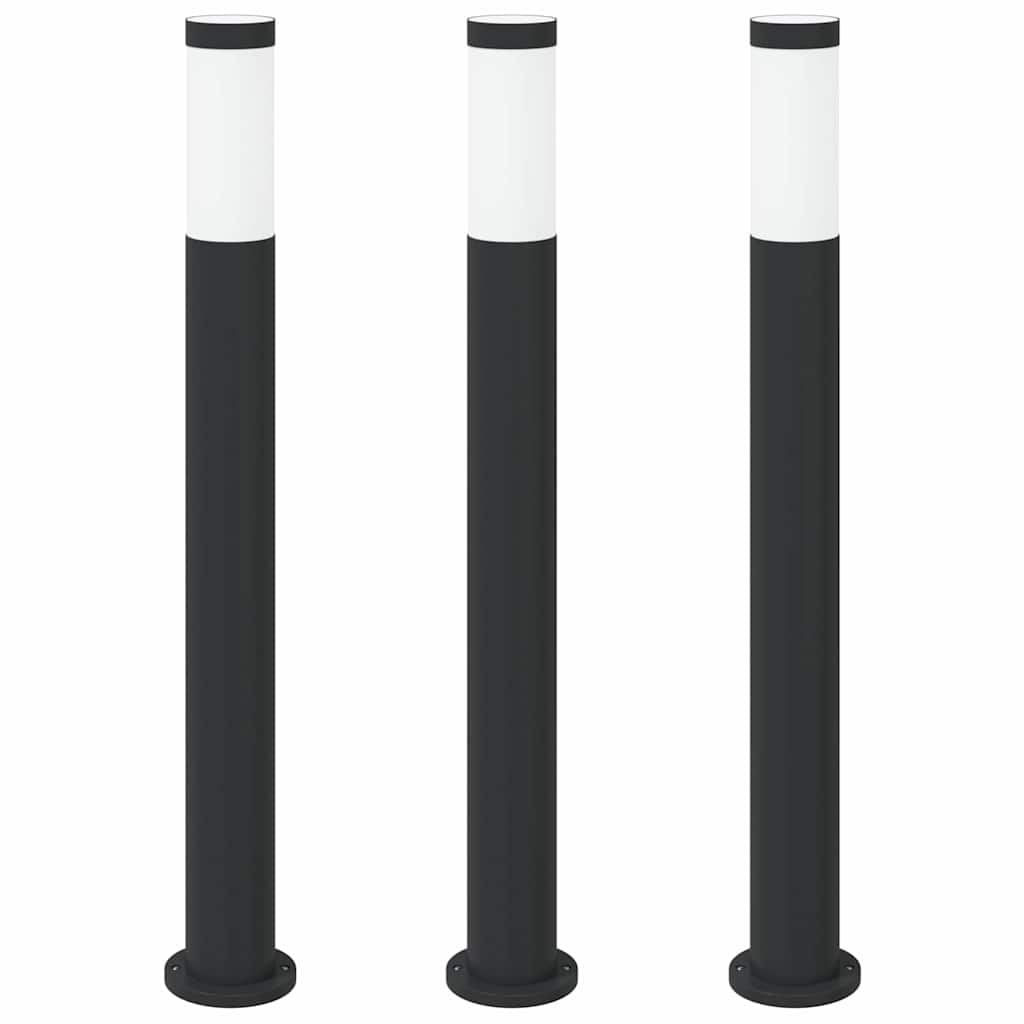 Bolderverlichting 3 stuks 80 cm RVS IP44 is nu te koop bij PeponiXL, paradijselijk wonen!