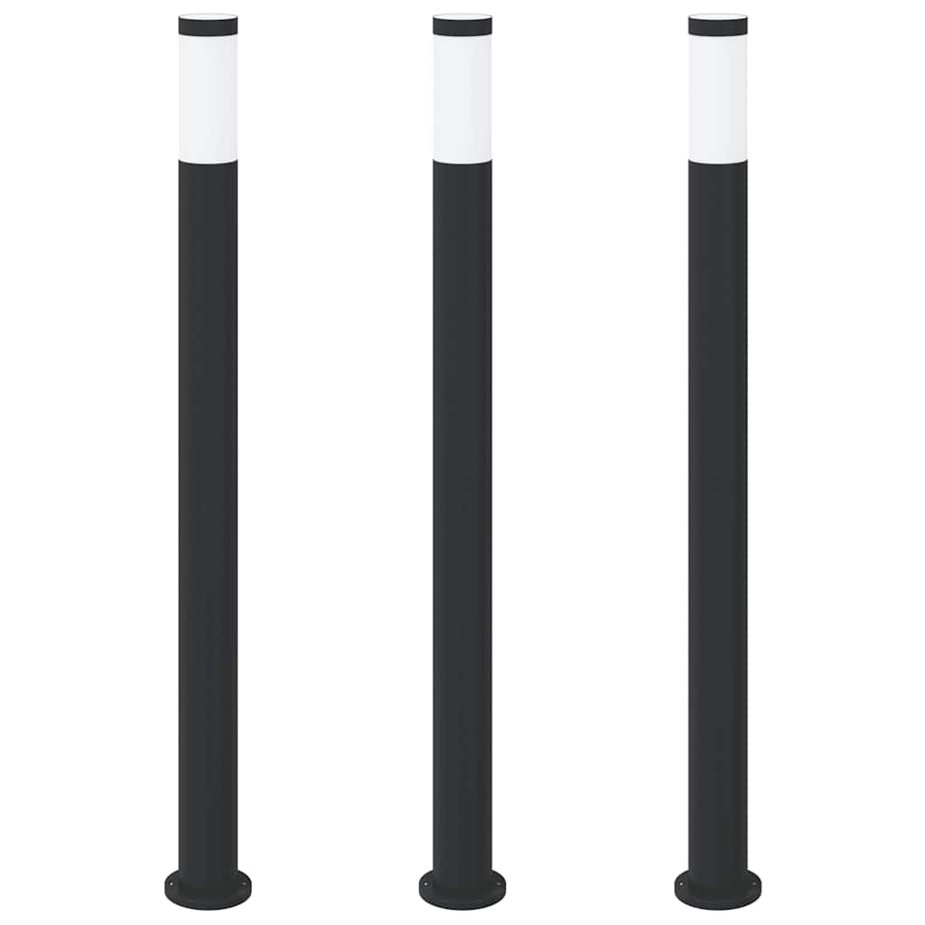 Bolderverlichting 3 stuks 110 cm RVS IP44 is nu te koop bij PeponiXL, paradijselijk wonen!