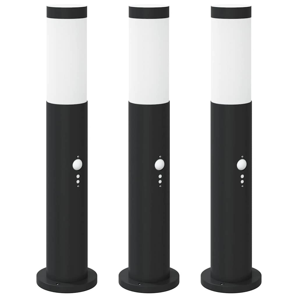 Bolderverlichting met sensor 3 stuks 50 cm RVS IP44 is nu te koop bij PeponiXL, paradijselijk wonen!