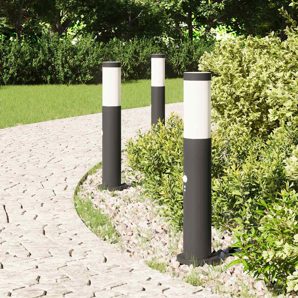 Bolderverlichting met sensor 3 stuks 50 cm RVS IP44 is nu te koop bij PeponiXL, paradijselijk wonen!