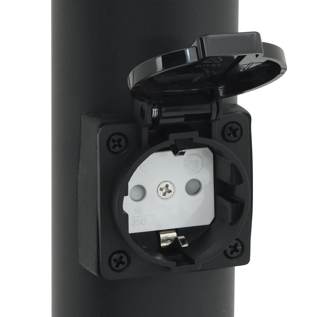 Bolderverlichting met sensor en stopcontact 3 stuks 50 cm roestvrij staal IP44 is nu te koop bij PeponiXL, paradijselijk wonen!