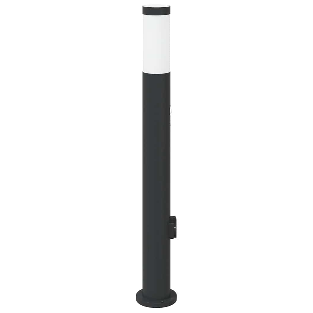 Bolderarmatuur met sensor en stopcontact 80 cm roestvrij staal IP44 is nu te koop bij PeponiXL, paradijselijk wonen!