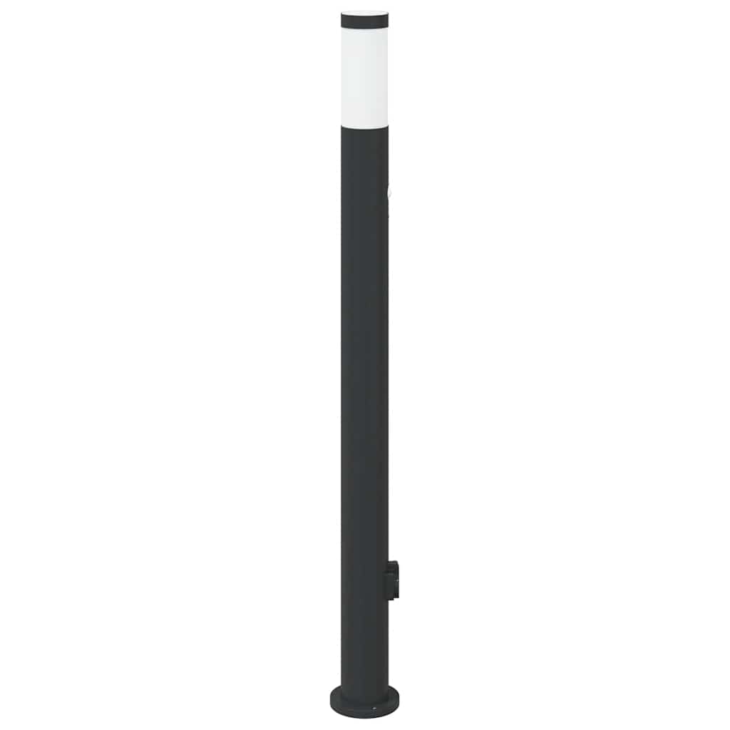 Bolderarmatuur met sensor en stopcontact 110 cm roestvrij staal IP44 is nu te koop bij PeponiXL, paradijselijk wonen!