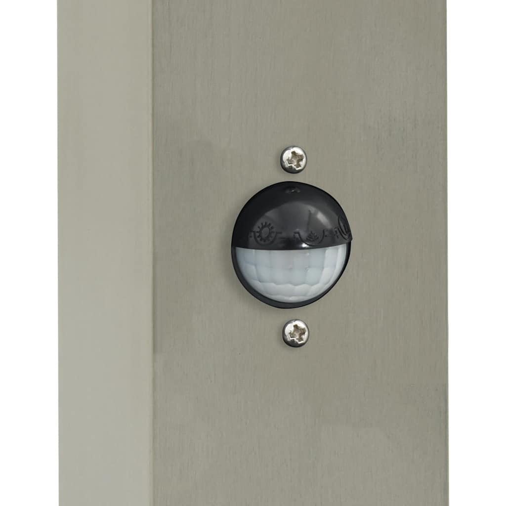 Bolderverlichting met sensor en stopcontact 3 stuks 110 cm roestvrij staal IP44 is nu te koop bij PeponiXL, paradijselijk wonen!