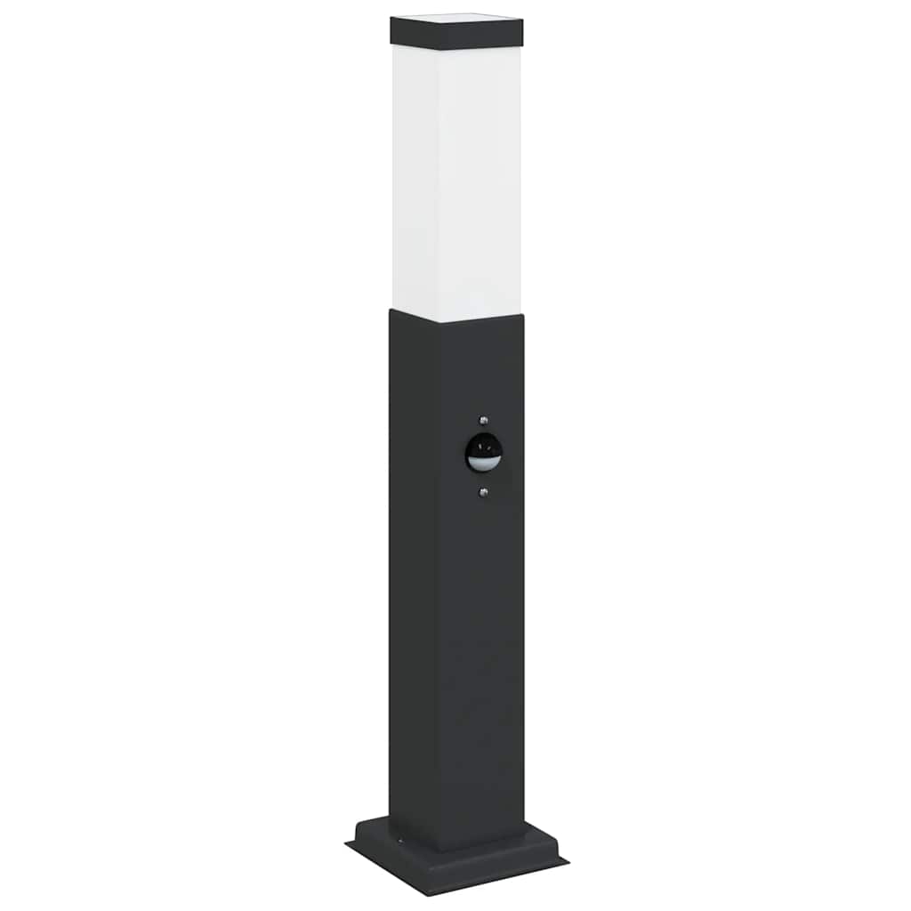 Bolderverlichting met sensor 50 cm zwart IP44 is nu te koop bij PeponiXL, paradijselijk wonen!