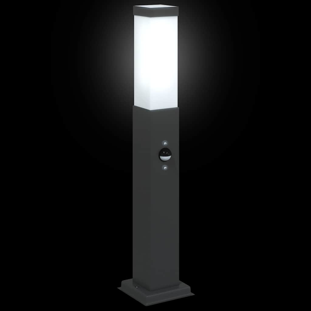Bolderverlichting met sensor 50 cm zwart IP44 is nu te koop bij PeponiXL, paradijselijk wonen!