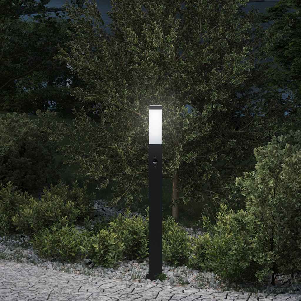 Bolderverlichting met sensor 80 cm zwart IP44 is nu te koop bij PeponiXL, paradijselijk wonen!