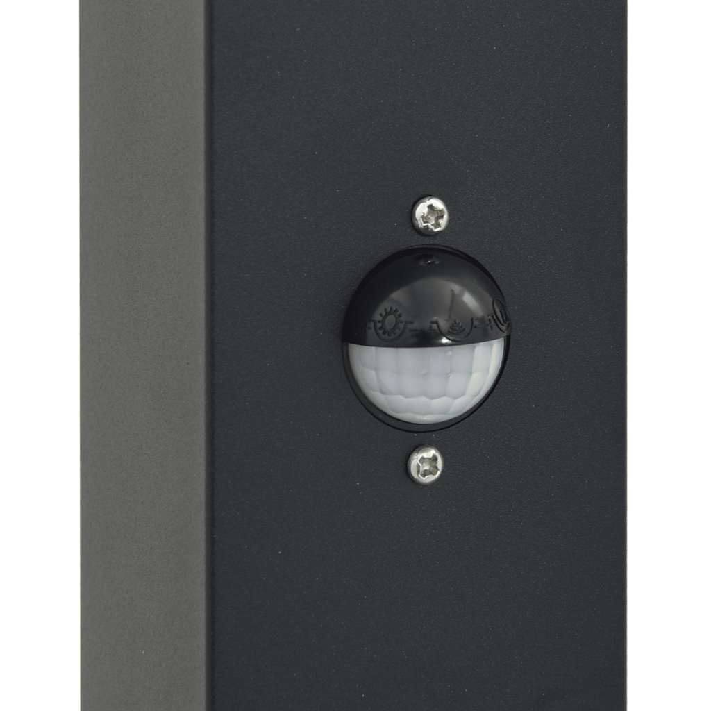 Bolderarmatuur met sensor en stopcontact 110 cm zwart IP44 is nu te koop bij PeponiXL, paradijselijk wonen!