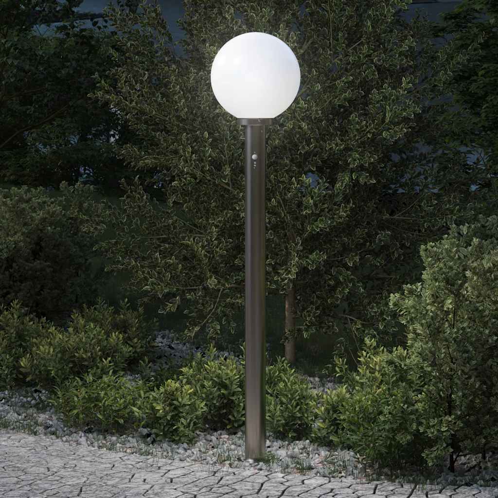 Bolderverlichting met sensor 120 cm roestvrij staal IP44 is nu te koop bij PeponiXL, paradijselijk wonen!