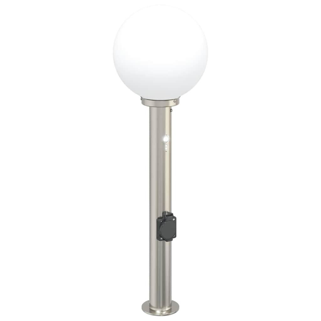 Bolderarmatuur met sensor en stopcontact 80 cm roestvrij staal IP44 is nu te koop bij PeponiXL, paradijselijk wonen!