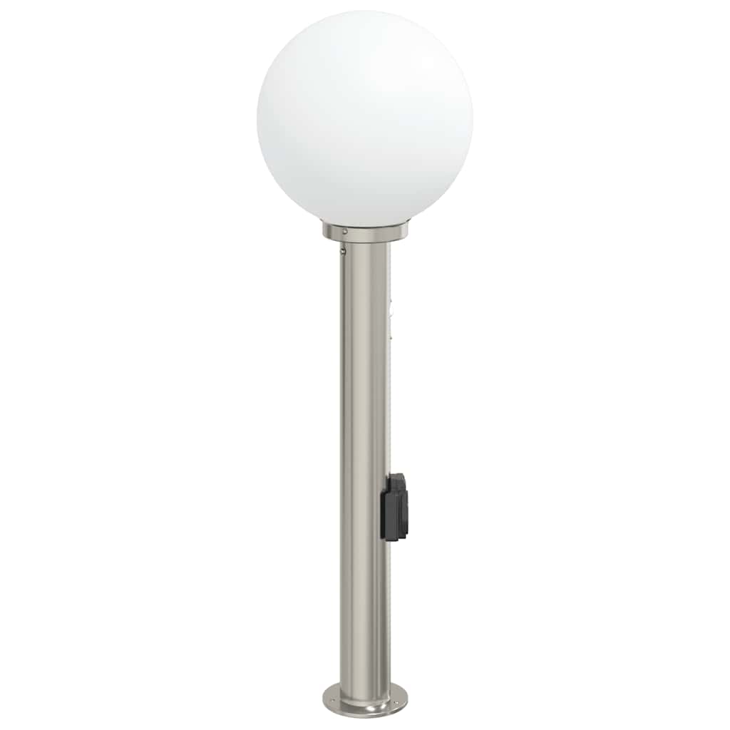 Bolderarmatuur met sensor en stopcontact 80 cm roestvrij staal IP44 is nu te koop bij PeponiXL, paradijselijk wonen!