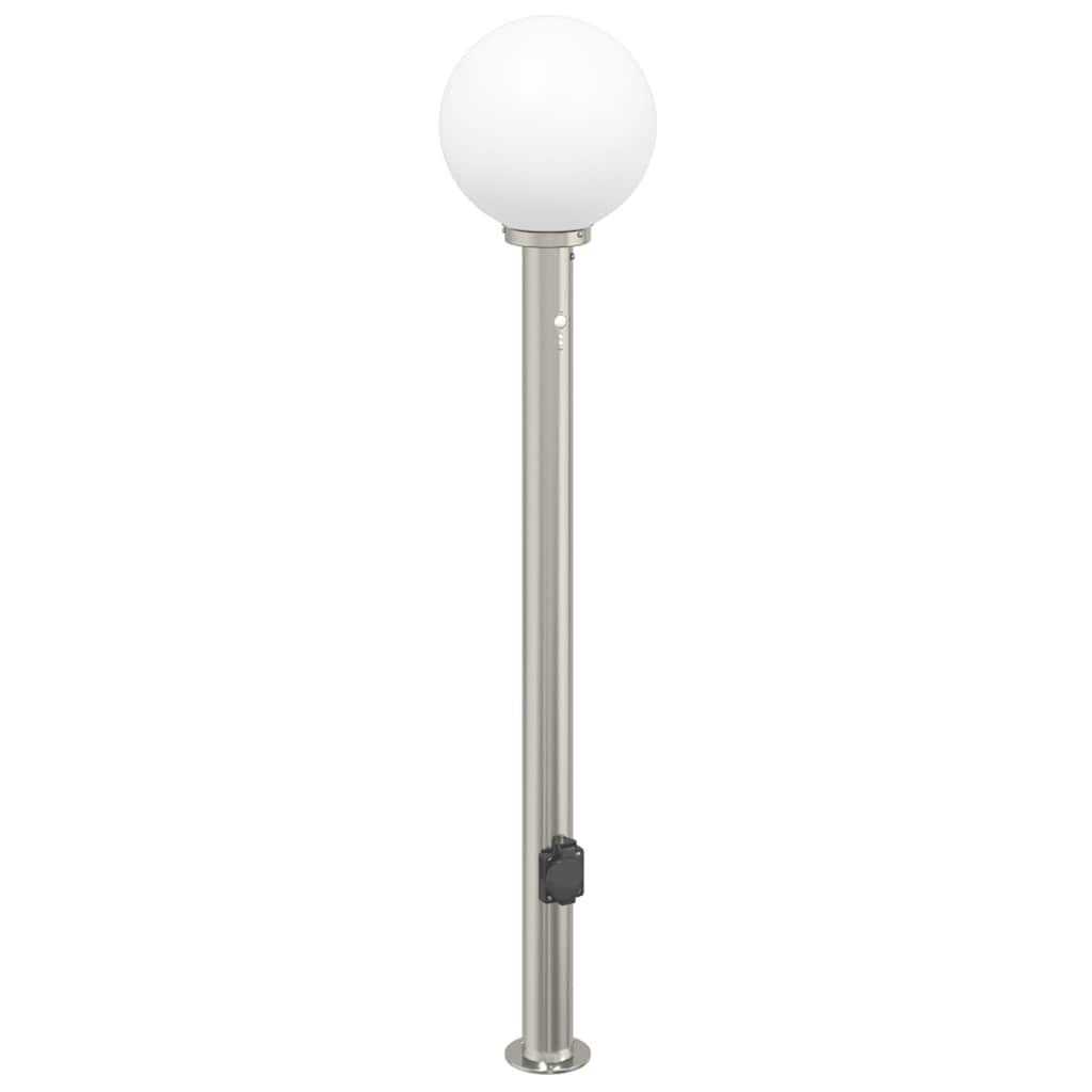 Bolderarmatuur met sensor en stopcontact 120 cm roestvrij staal IP44 is nu te koop bij PeponiXL, paradijselijk wonen!