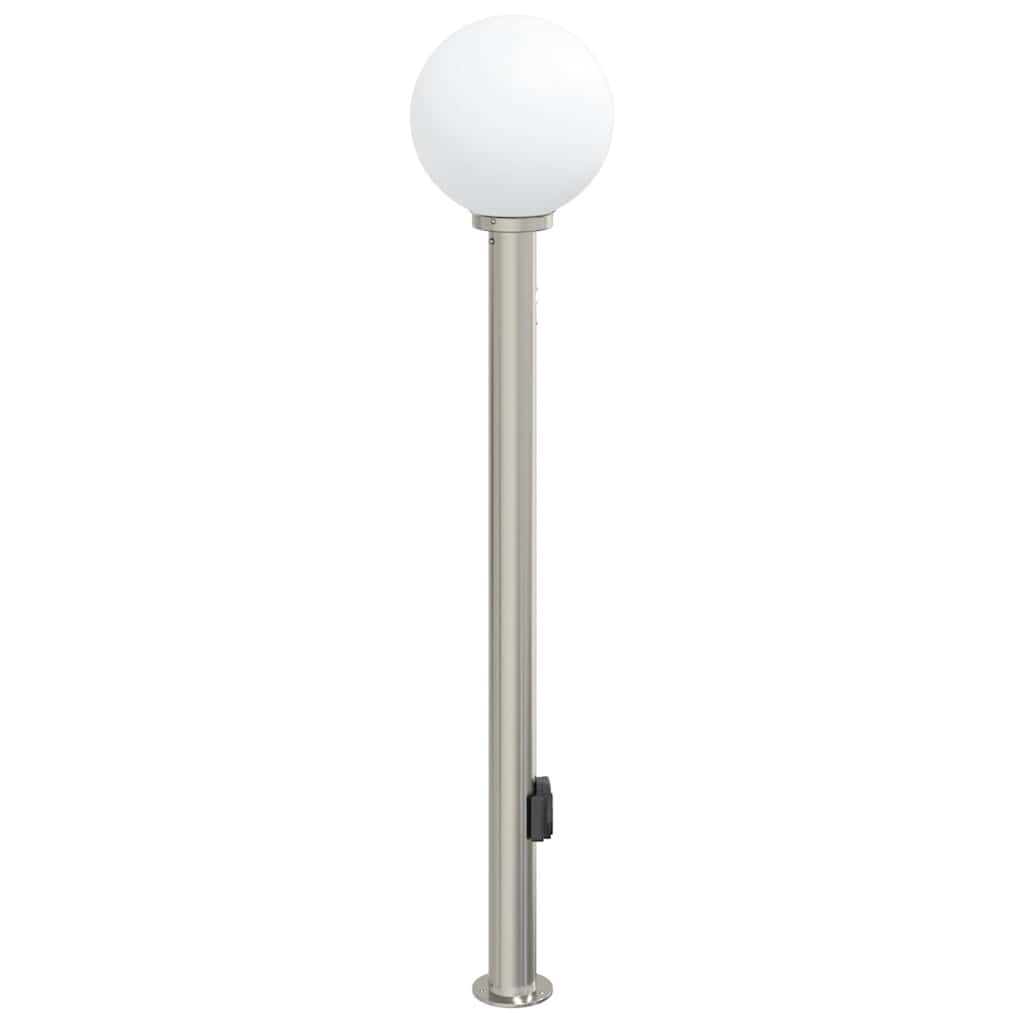 Bolderarmatuur met sensor en stopcontact 120 cm roestvrij staal IP44 is nu te koop bij PeponiXL, paradijselijk wonen!