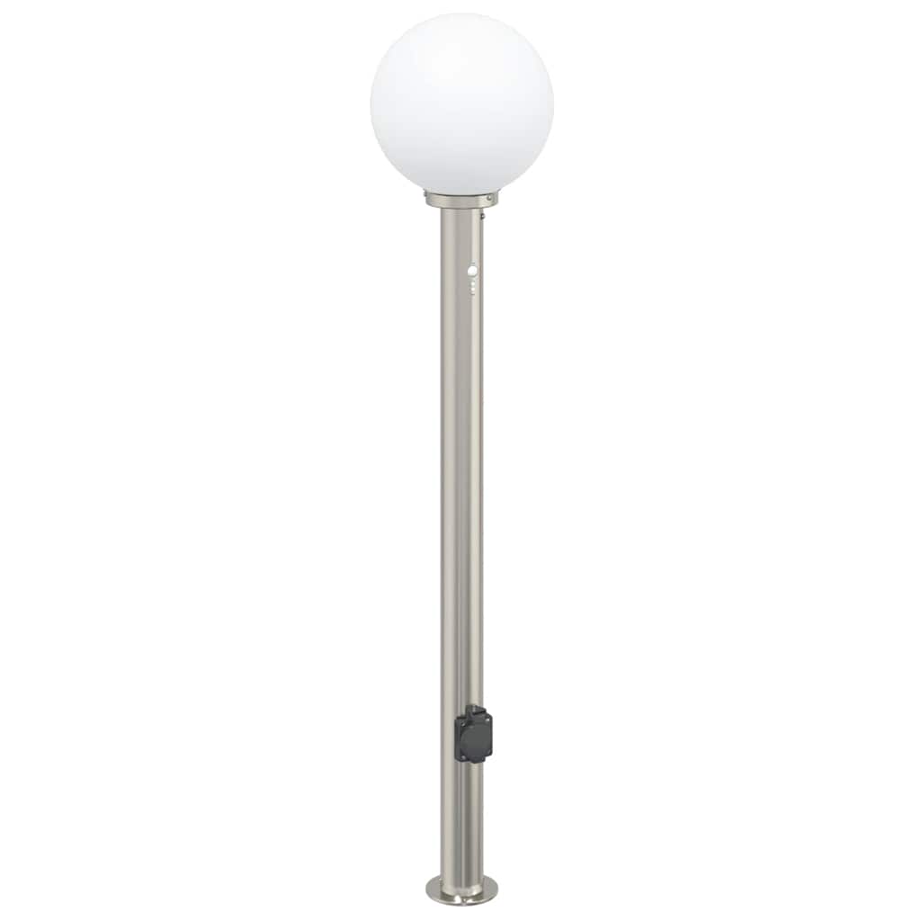 Bolderverlichting met sensor en stopcontact 3 stuks 120 cm roestvrij staal IP44 is nu te koop bij PeponiXL, paradijselijk wonen!