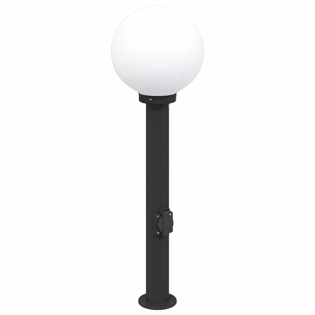 Bolderverlichting met stopcontact 3 stuks 80 cm Zwart IP44 is nu te koop bij PeponiXL, paradijselijk wonen!