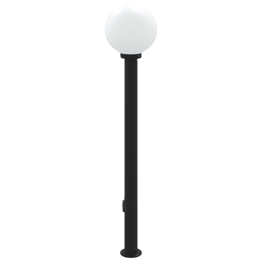 Bolderarmatuur met stopcontact 120 cm Zwart IP44 is nu te koop bij PeponiXL, paradijselijk wonen!