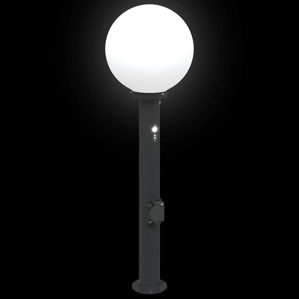 Bolderverlichting met sensor en stopcontact 3 stuks 80 cm zwart IP44 is nu te koop bij PeponiXL, paradijselijk wonen!