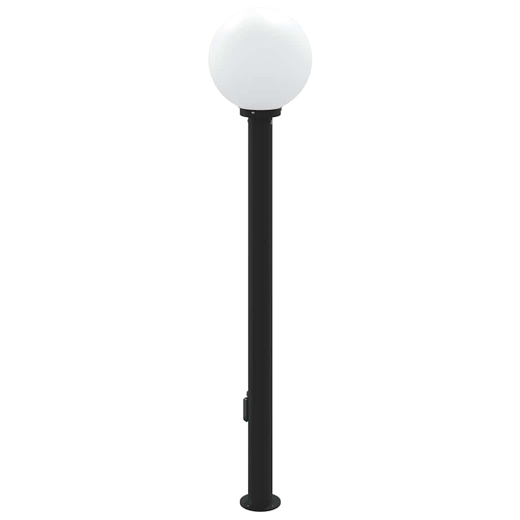 Bolderarmatuur met sensor en stopcontact 120 cm zwart IP44 is nu te koop bij PeponiXL, paradijselijk wonen!