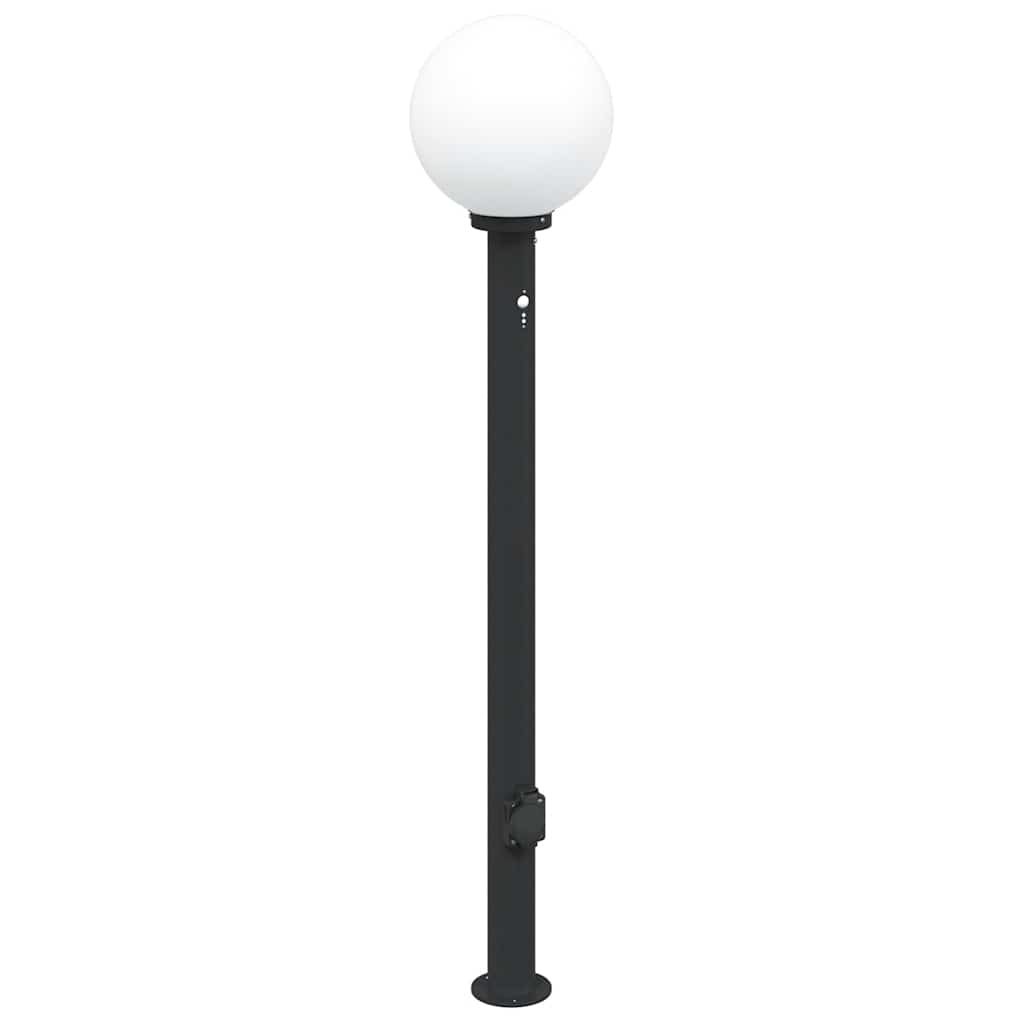 Bolderverlichting met sensor en stopcontact 3 stuks 120 cm zwart IP44 is nu te koop bij PeponiXL, paradijselijk wonen!