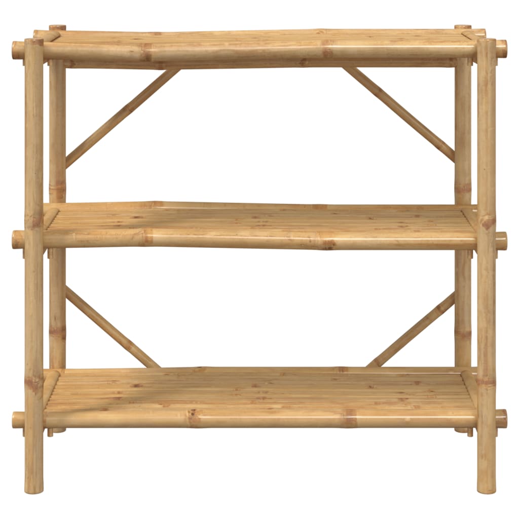 Rek 3-laags 100x40x90 cm bamboe is nu te koop bij PeponiXL, paradijselijk wonen!
