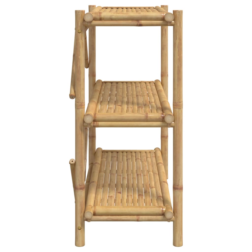 Rek 3-laags 100x40x90 cm bamboe is nu te koop bij PeponiXL, paradijselijk wonen!