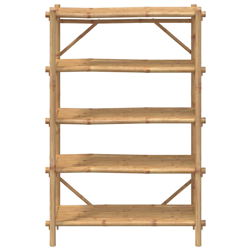 Rek 5-laags 100x40x150 cm bamboe is nu te koop bij PeponiXL, paradijselijk wonen!