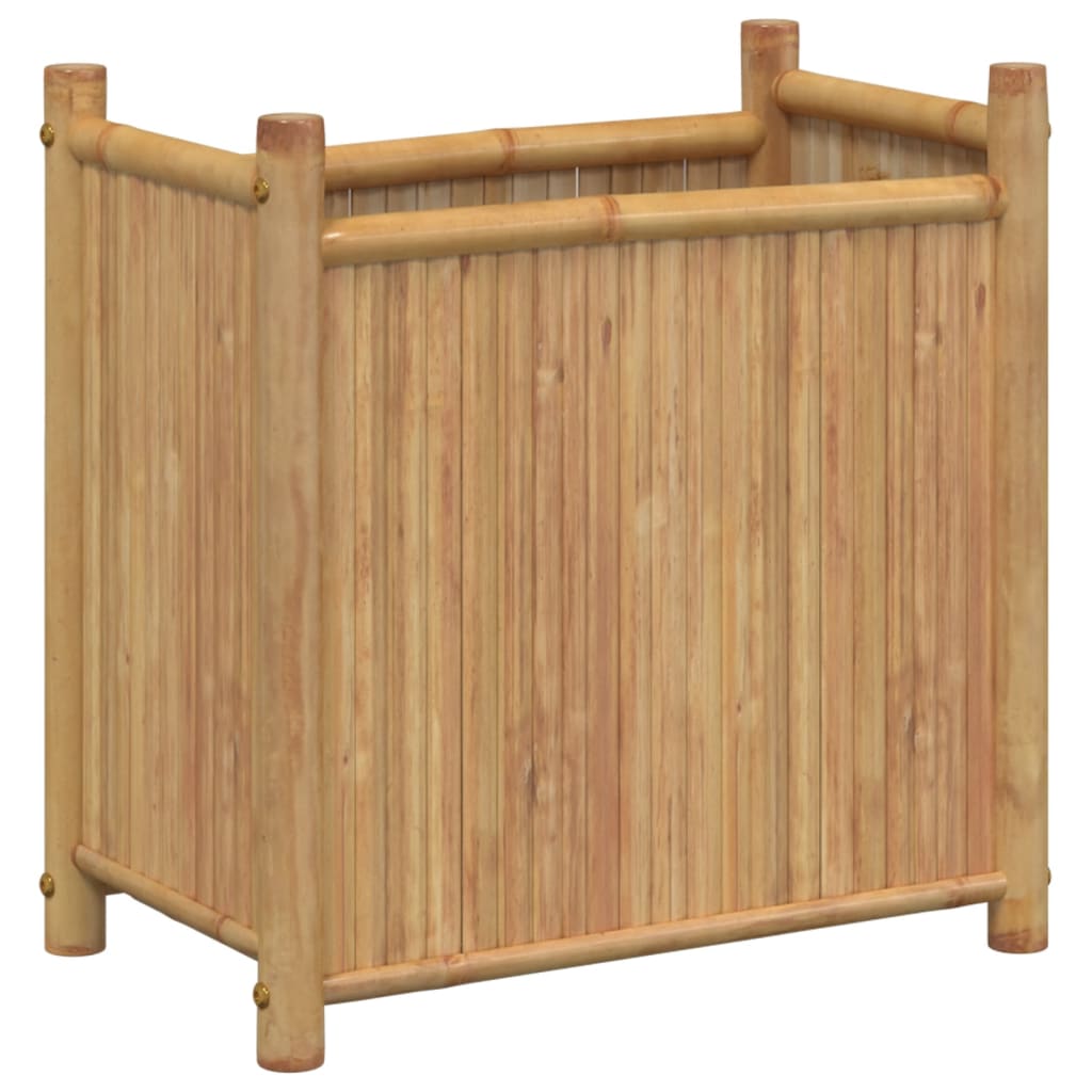 Plantenbak 50x30x50 cm bamboe is nu te koop bij PeponiXL, paradijselijk wonen!