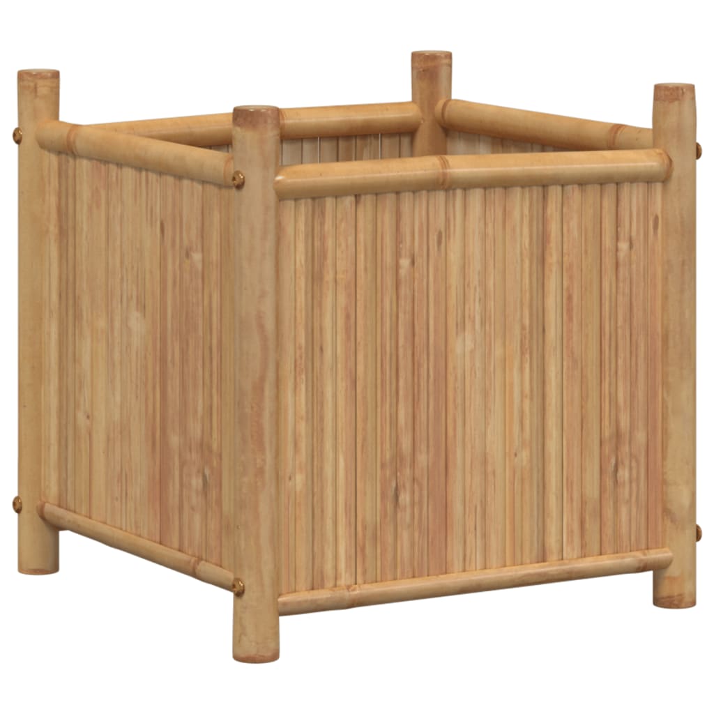 Plantenbak 40x40x40 cm bamboe is nu te koop bij PeponiXL, paradijselijk wonen!